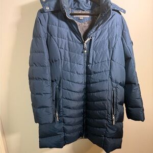 Eddie Bauer Women's Teal Puffer Coat 2XL